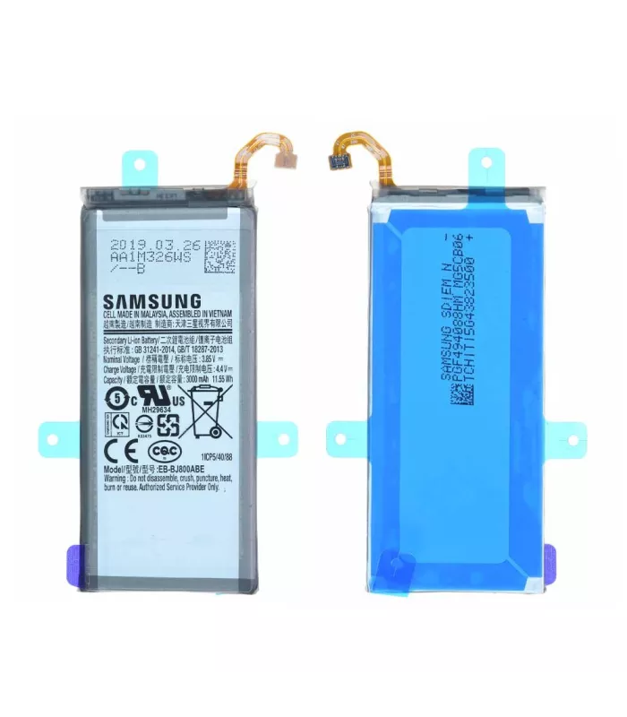 Forfait Réparation Samsung J6 J600F 2018 Batterie interne