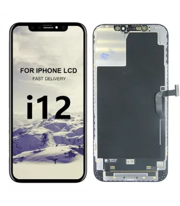 Ecran iPhone 12 complet Vitre Tactile + LCD Retina Oled