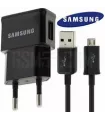 Pack 2 en 1 Samsung cable + chargeur secteur agréé CE