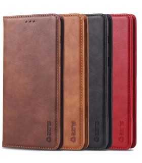Etui portefeuille magnétique de marque azrs pour iPhone