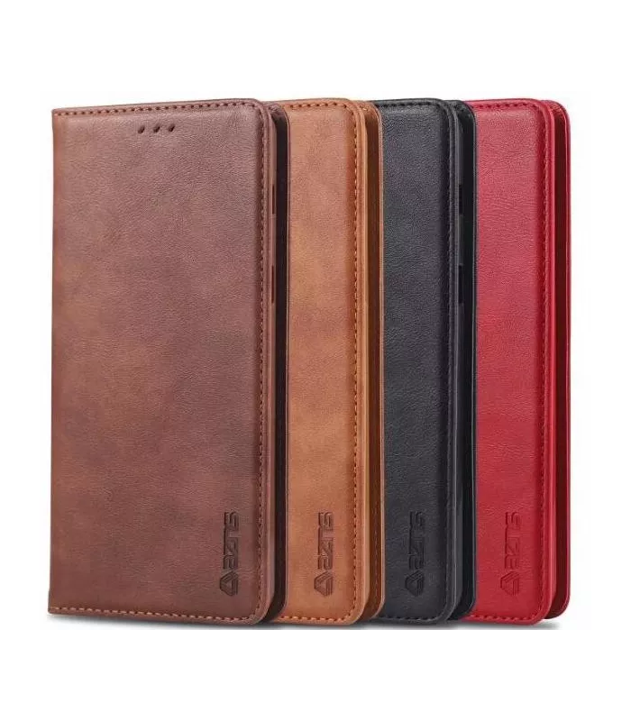 Etui portefeuille magnétique de marque azrs pour iPhone
