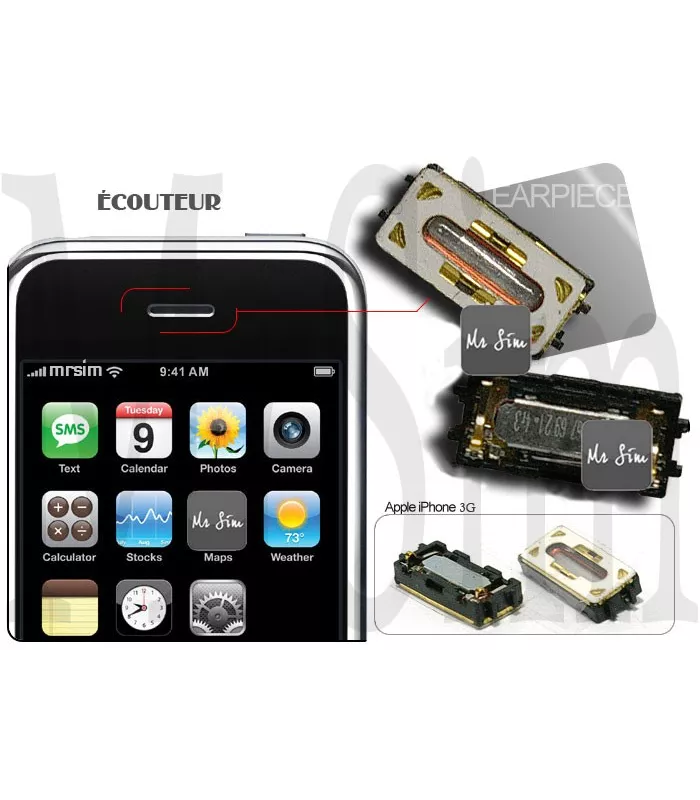 Réparation de l'écouteur pour votre iPhone 2G iPhone 3G iPhone 3GS